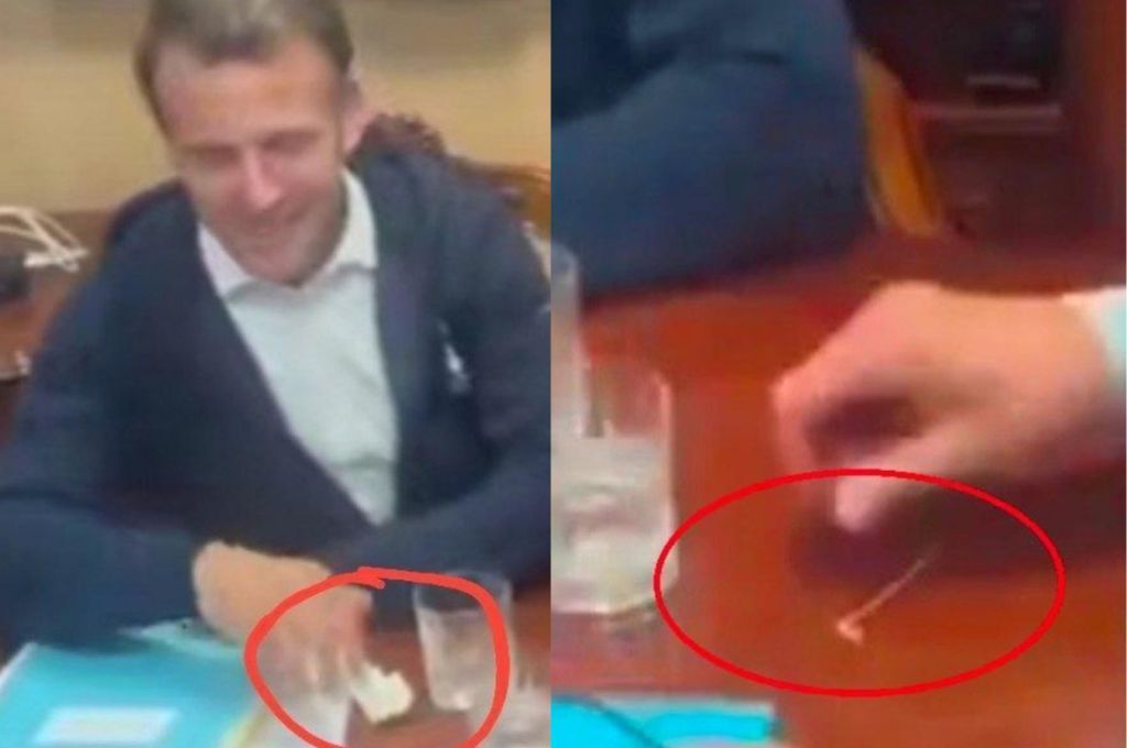 La grabación, dura apenas unos segundos.
