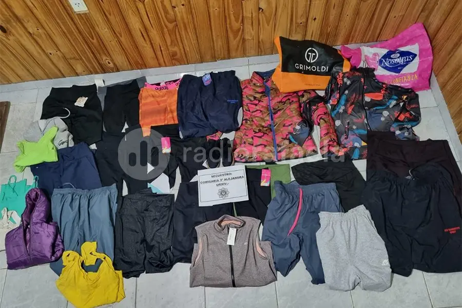 ¡Le sacaron hasta los calzoncillos!: recuperaron elementos sustraídos de un comercio