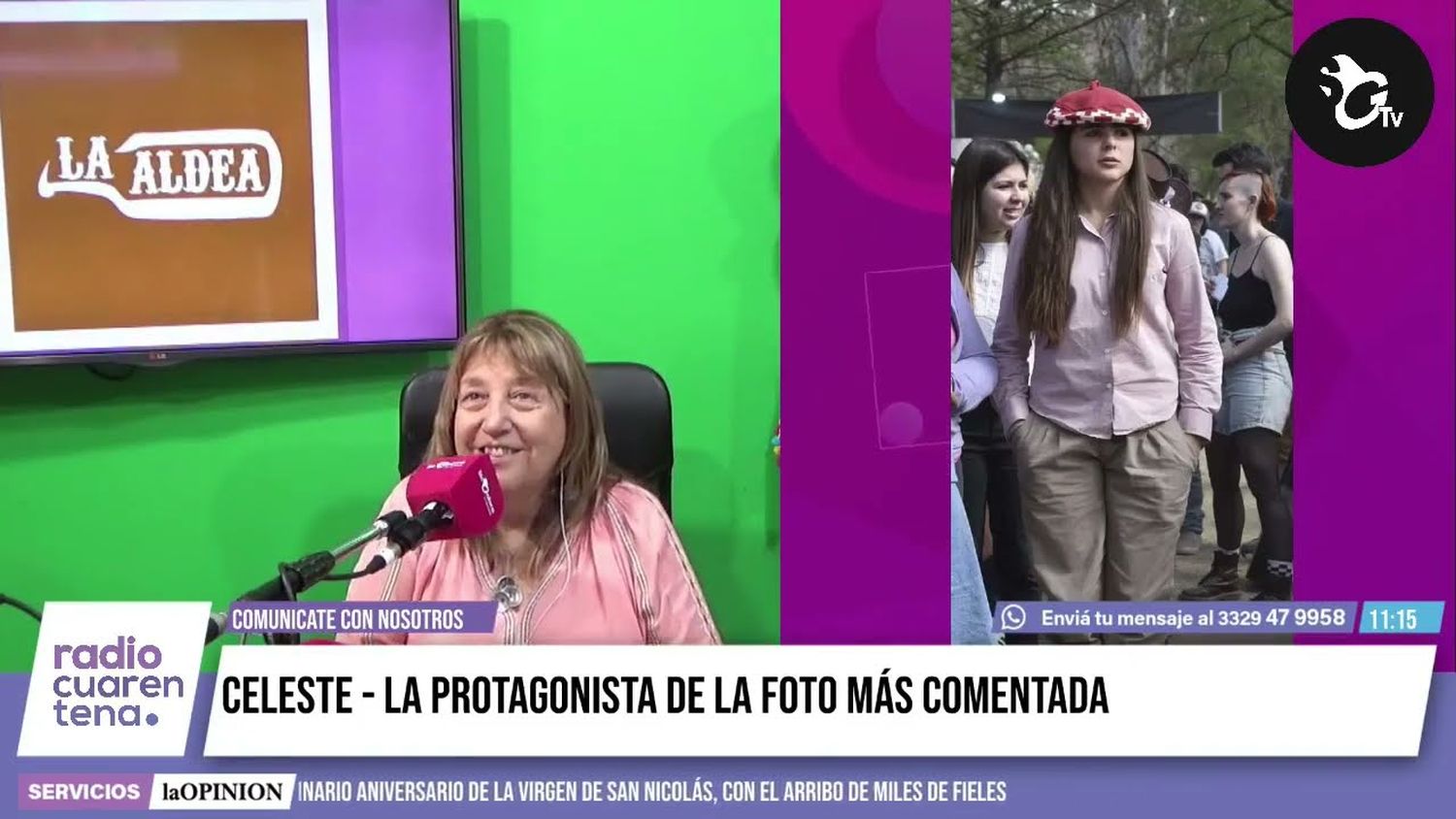 Celeste fue con pilchas gauchas al Country y se volvió viral: “Yo voy vestida así a todos lados”