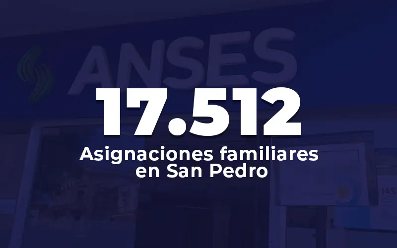 Anses: son 17.512 las asignaciones familiares en San Pedro