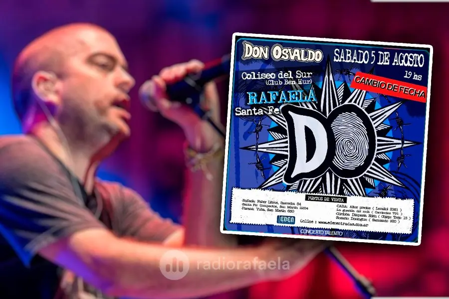 Atención: se adelantó el show de Don Osvaldo en Rafaela