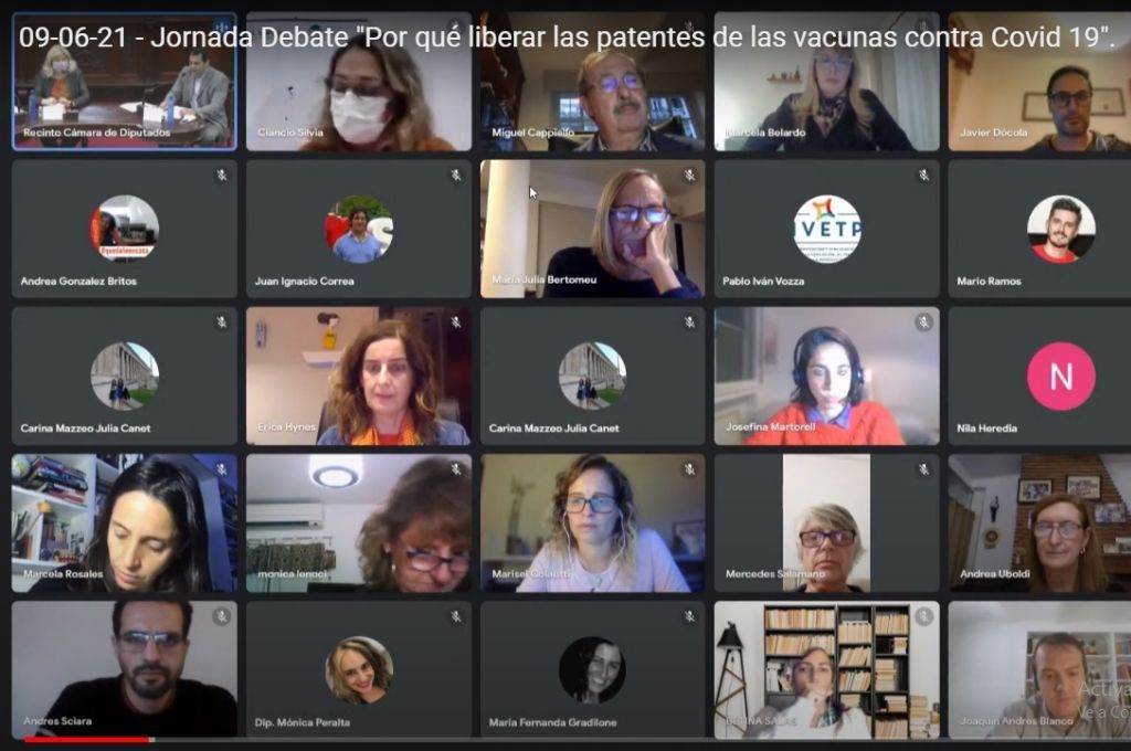 Especialistas debatieron en Diputados sobre la liberación de patentes de las vacunas