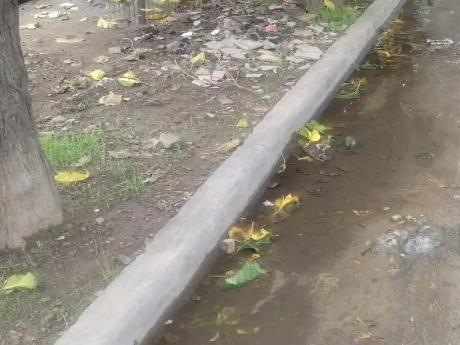Pérdida de agua sobre 3 de Febrero