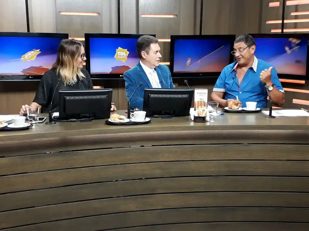 Daniel López, en el desayuno de "Tandil Despierta"