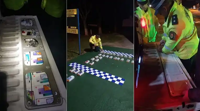 Contrabando por Entre Ríos: secuestraron 30 celulares