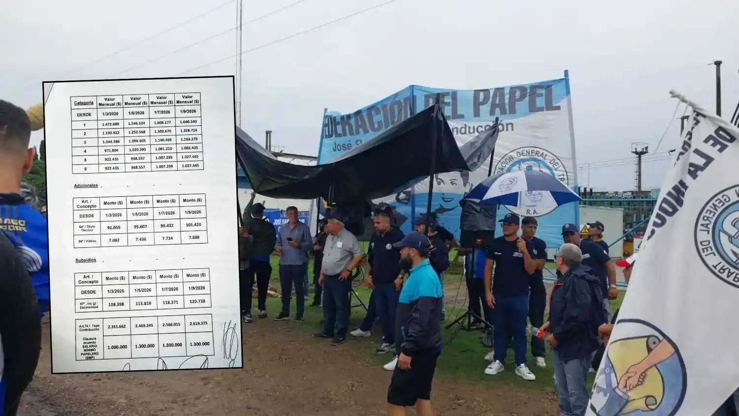 El acuerdo salarial fue establecido entre la Federación del Papel y la Asociación de Fabricantes. Será acumulativo hasta septiembre de este año.