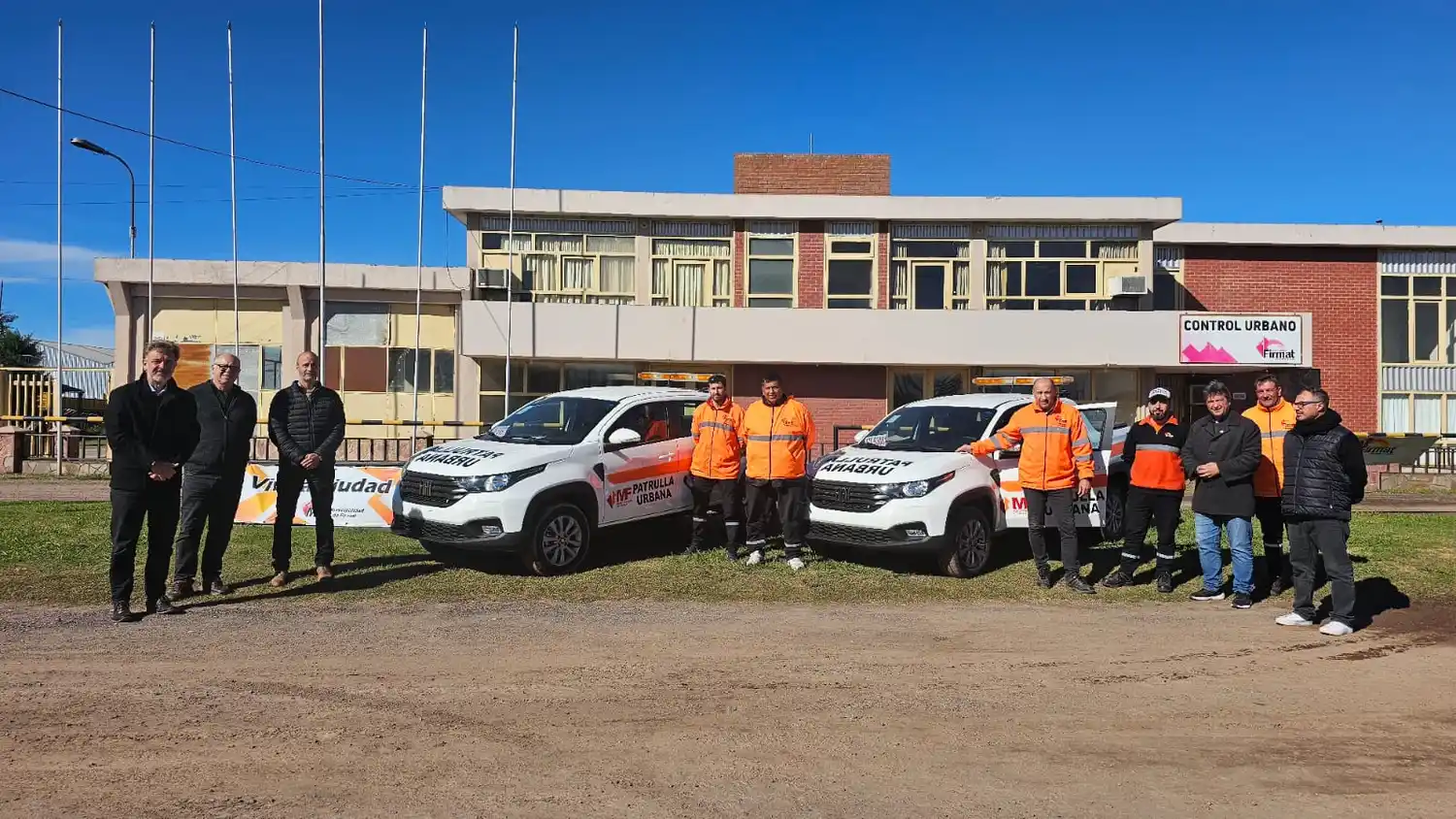 Presentación de las flamantes unidades de control urbano. Foto: Gentileza