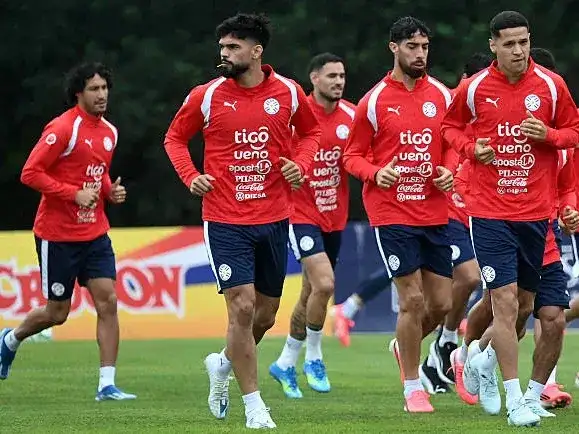 Paraguay se entrenó en Ypane.