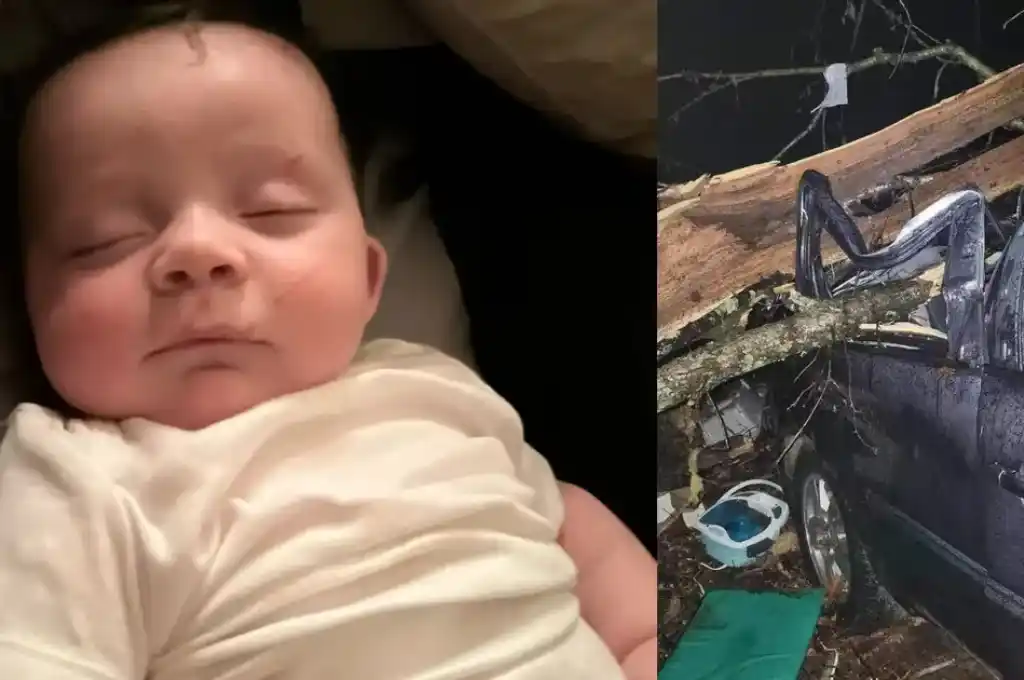 La mamá dijo que el tornado "levantó" a su hijo de 4 meses y desapareció en segundos