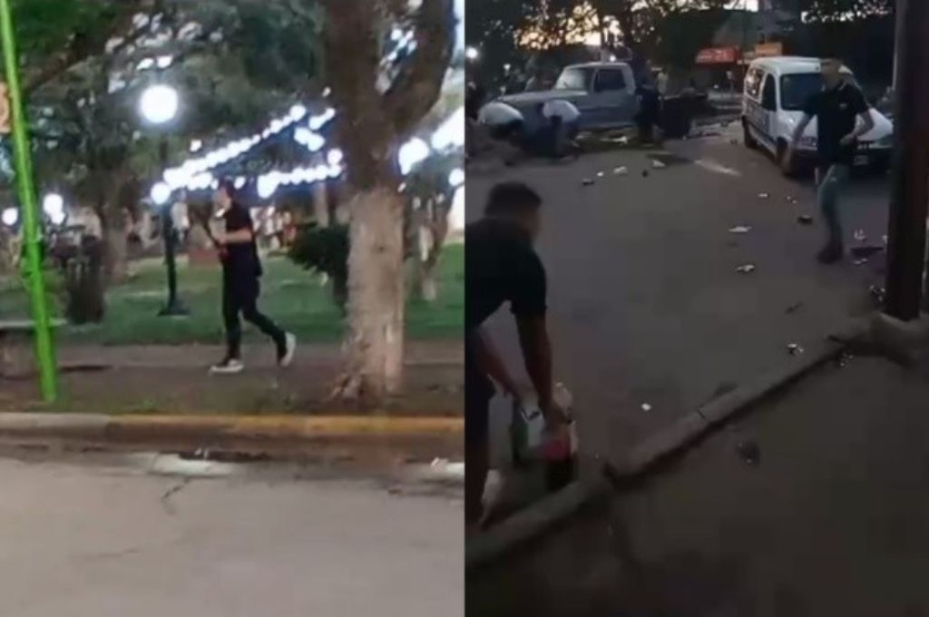 Enfrentamiento entre jóvenes