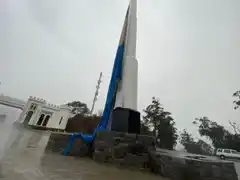 Una vez más, la tormenta afectó a la bandera del bicentenario