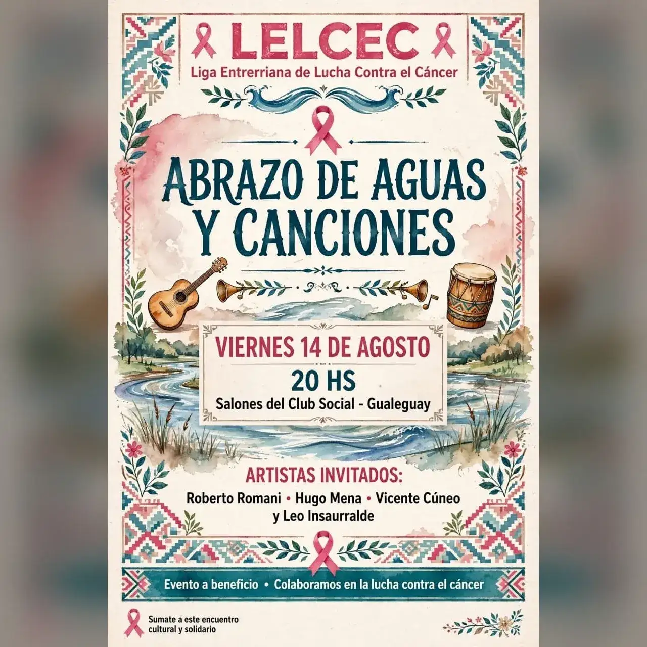 Mañana viernes 14, 20 hs. LELCEC celebra sus 58 años de vida