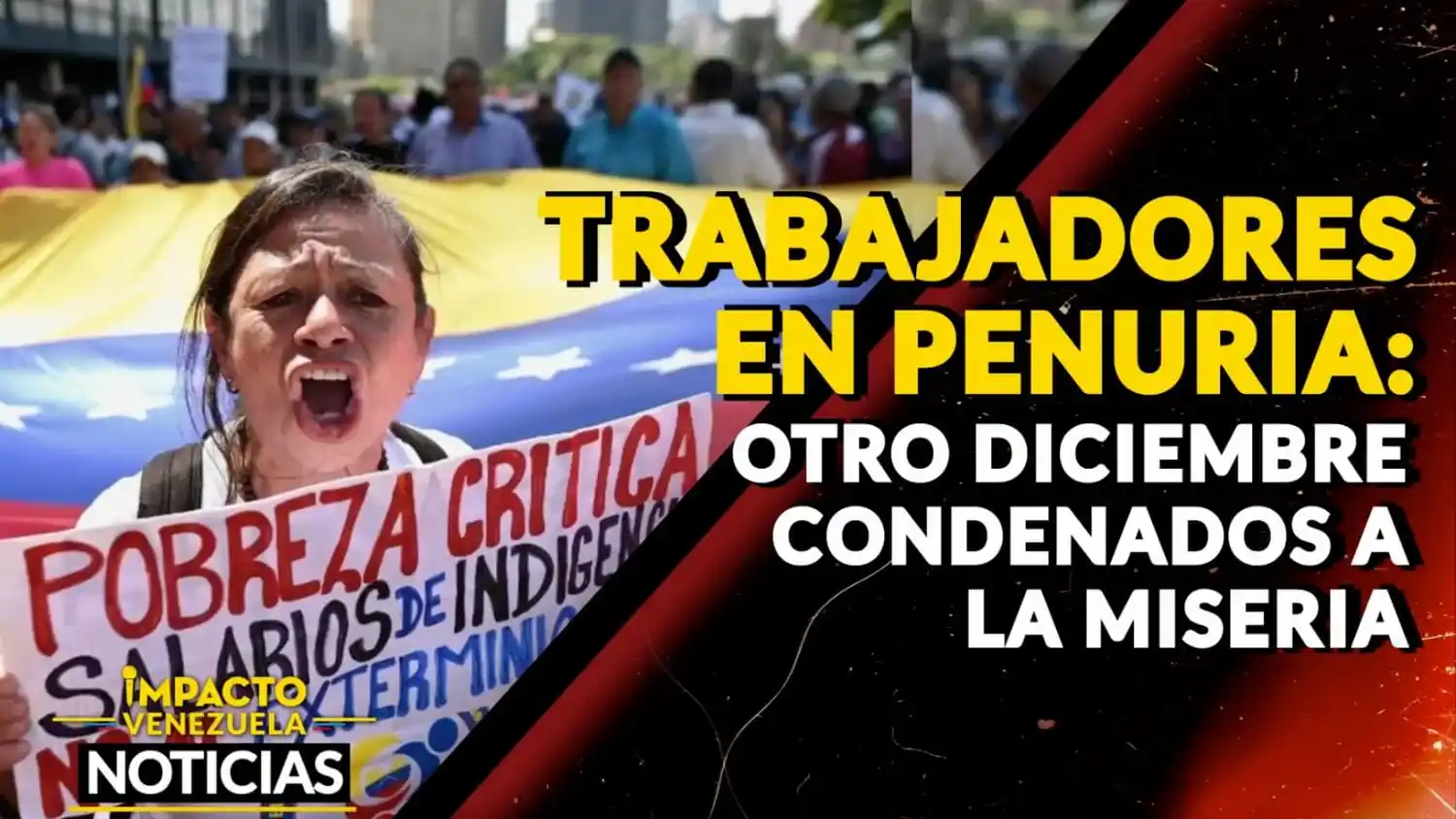 TRABAJADORES EN PENURIA: Otro diciembre condenados a la miseria – VIDEO