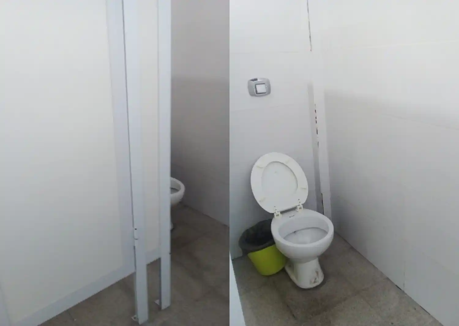 “Ese es el baño de caballeros de la nueva terminal”