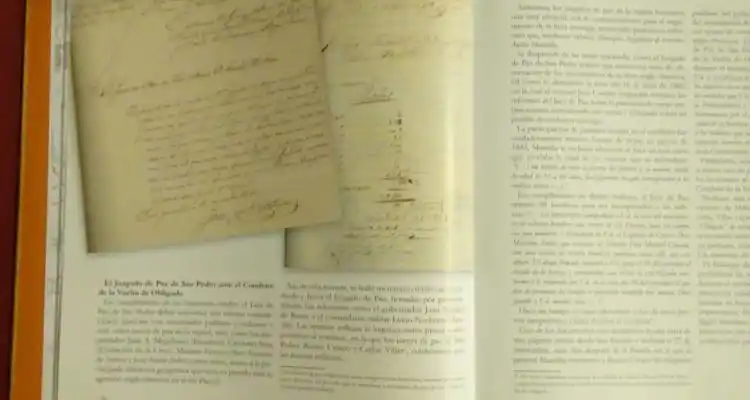 42 cartas del Combate de Obligado en el libro de la Suprema Corte de Justicia