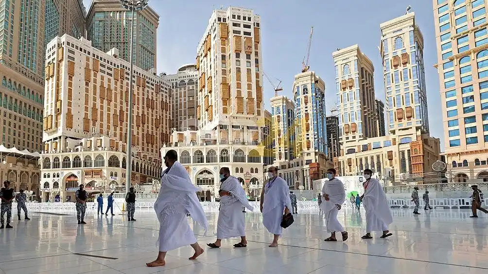 Comenzó la segunda peregrinación a La Meca en pandemia