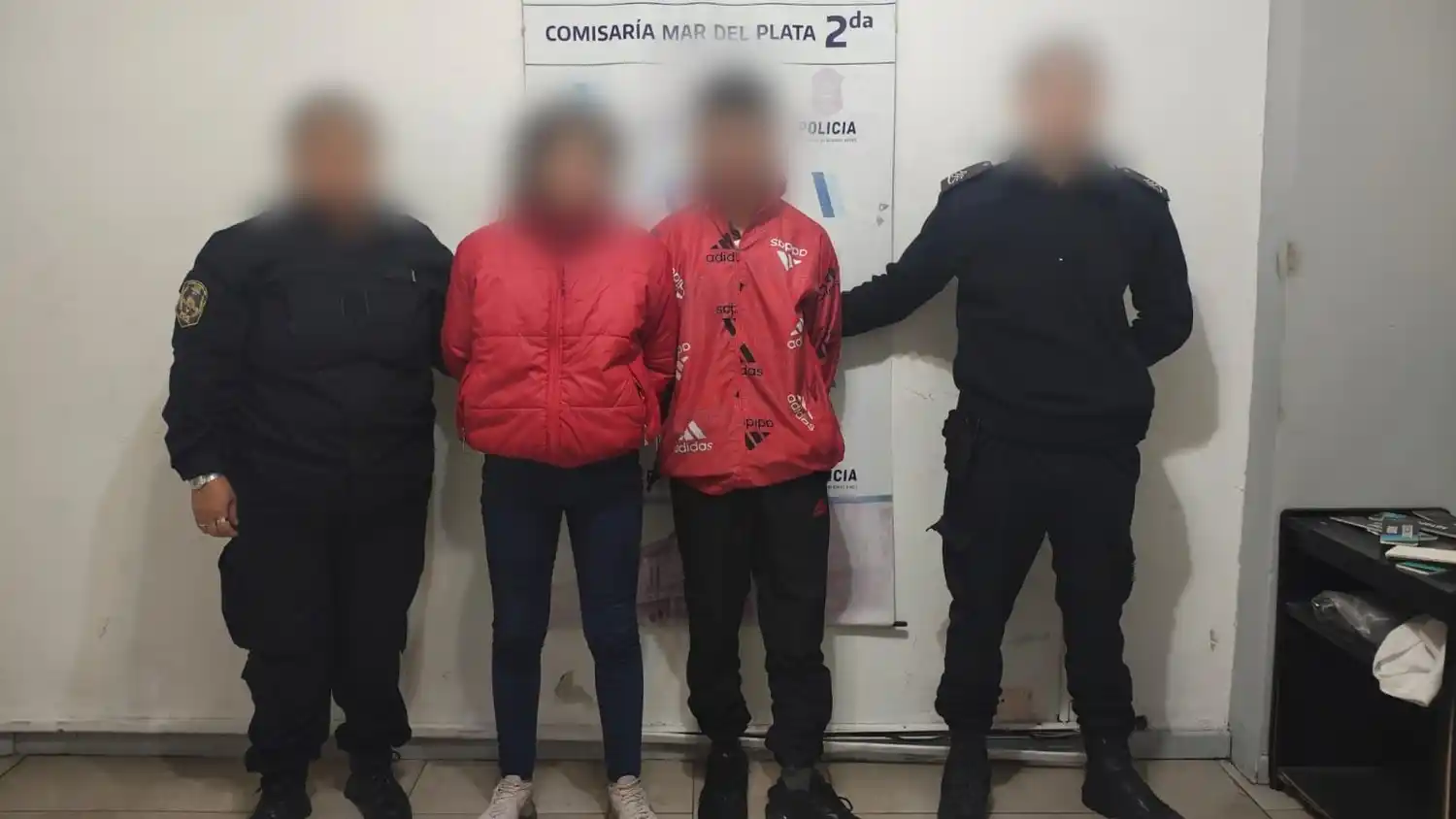 La fiscal Baqueiro dispuso que los dos aprehendidos fueran notificados de la formación de causa por robo en grado de tentativa.