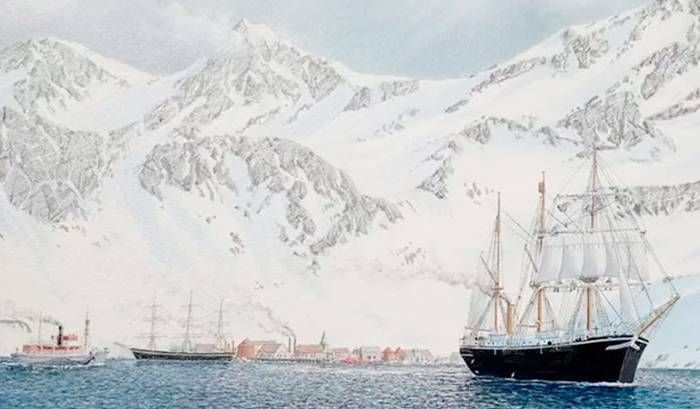 Hallaron restos del barco hundido  en expedición antártica hace más de un siglo