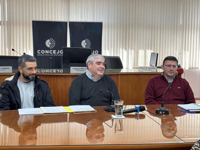 Los concejales recibieron a autoridades del Club Estudiantes - 3