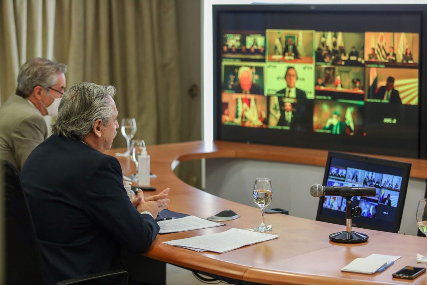 Alberto Fernández compartió la Cumbre del Mercosur con el brasileño Jair Bolsonaro