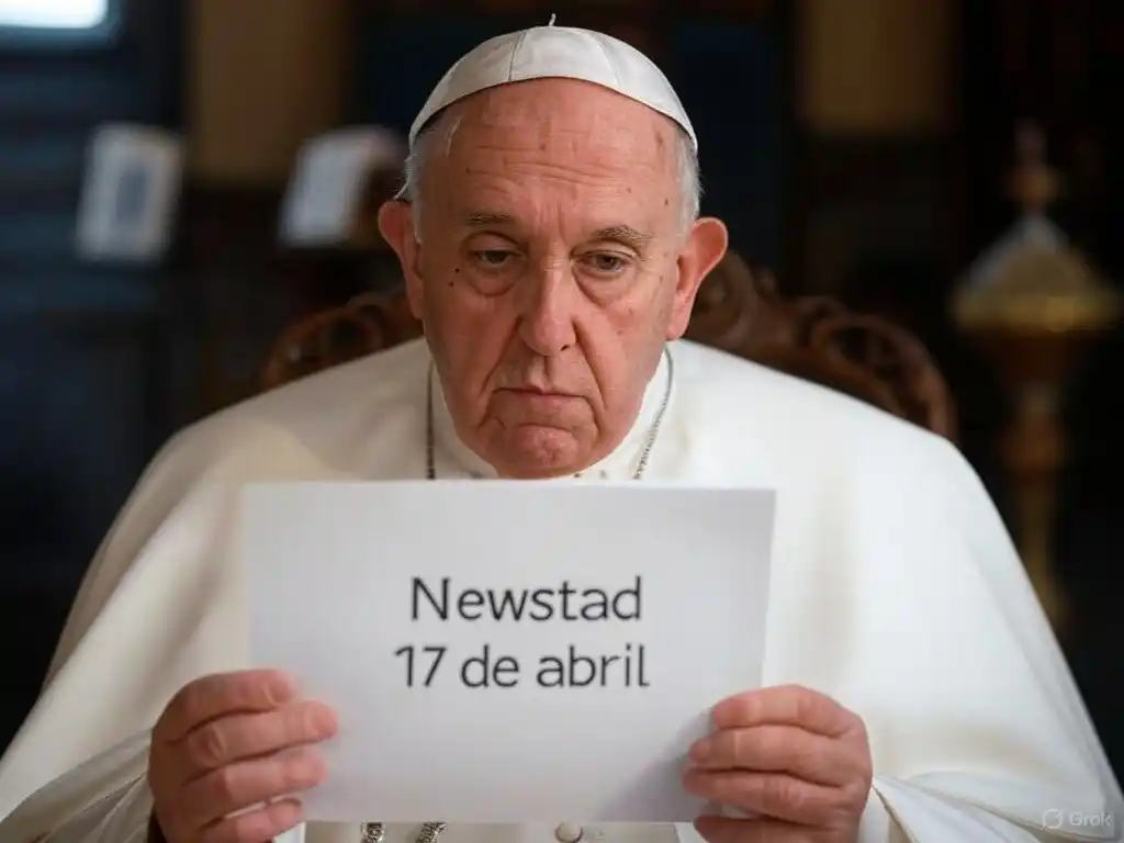 Santoral. Francisco, leyendo el Santoral del 17 de abril.