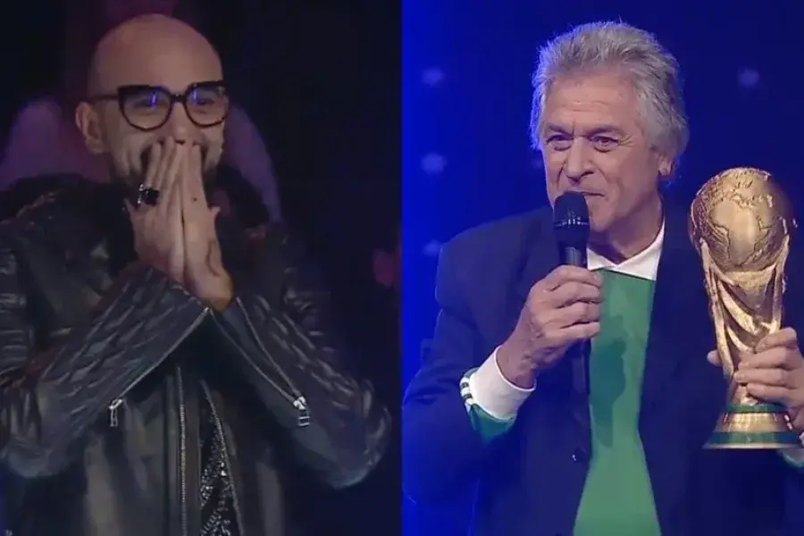 Un mago de "Got Talent Argentina" apareció al Pato Fillol y lo hizo levantar la Copa del Mundo