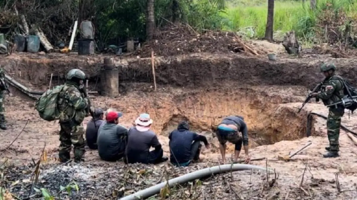 ¿Hacen algo para solucionar el problema? SIGUEN LOS DESALOJOS de mineros ilegales en Amazonas