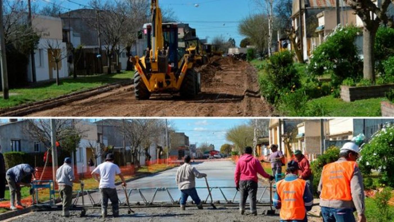 BALCARCE: Continúan trabajos de pavimentación