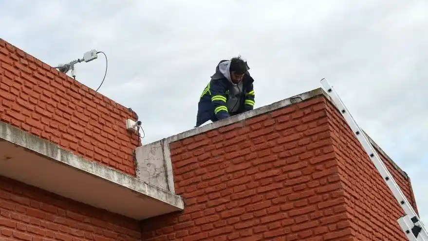 Monitoreo. Colocaron una cámara en la delegación municipal