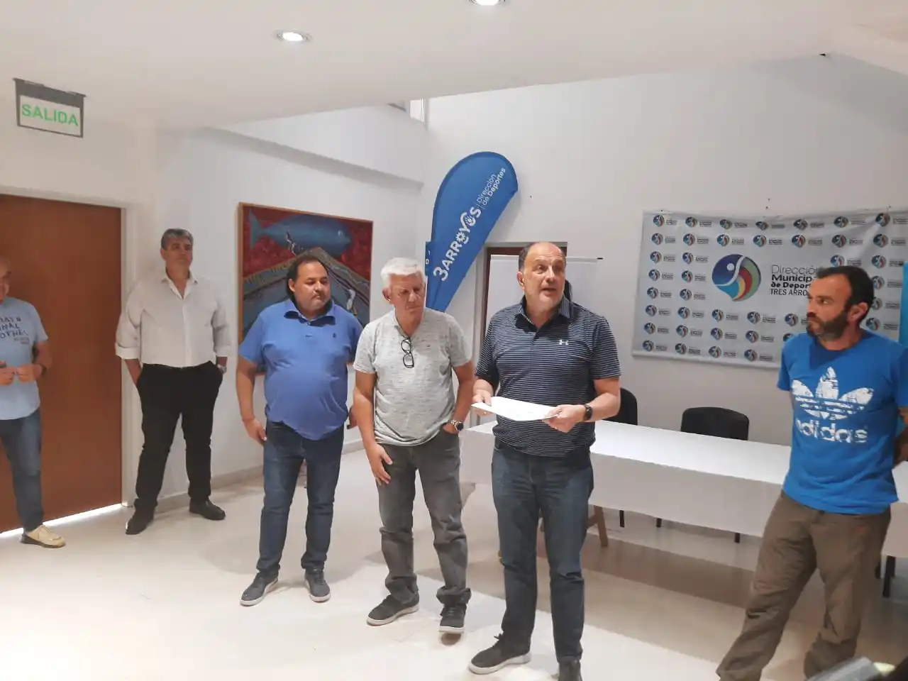 Entregaron subsidios a instituciones deportivas con la presencia del presidente de la cámara de Diputados bonaerense Dichiara
