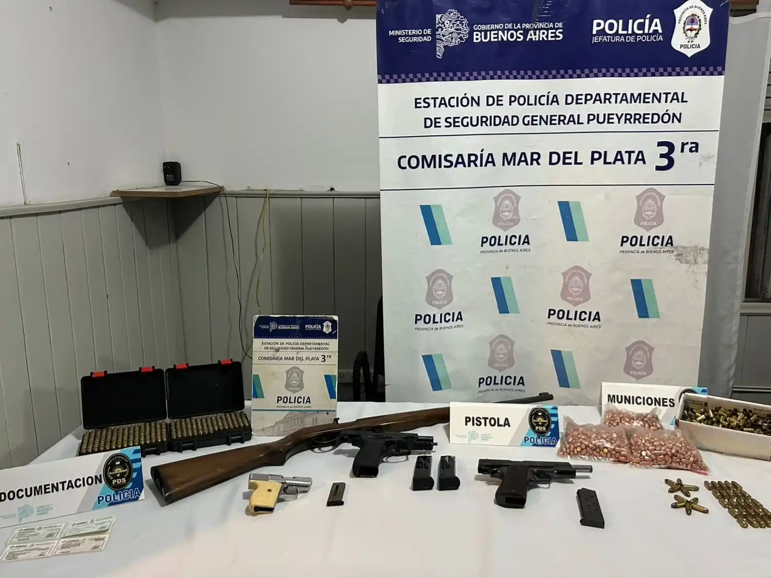 Pánico en Mar del Plata: tirador intimidó al barrio y escondía un arsenal en su casa