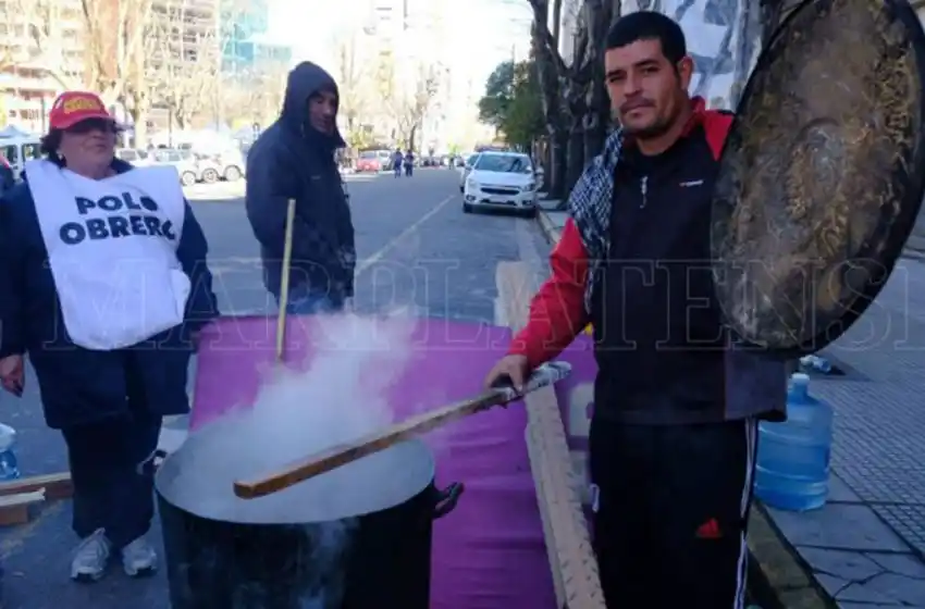 Movilizaciones y ollas populares, en la previa al paro general