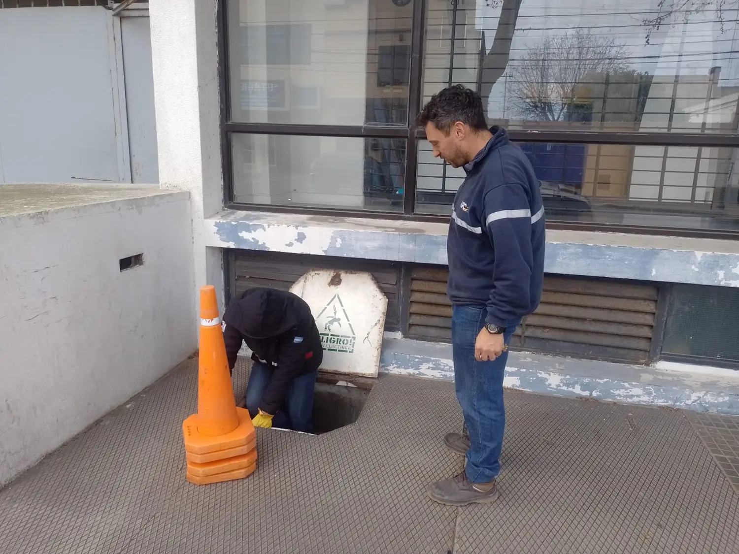 Trabajos para solucionar el inconveniente