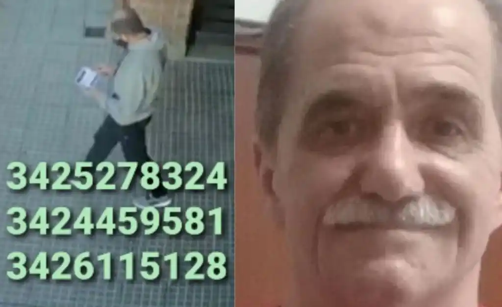 Buscan al ciudadano Roberto Parente en Santa Fe