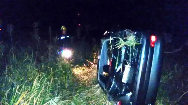 Accidente en zona de Ceibas