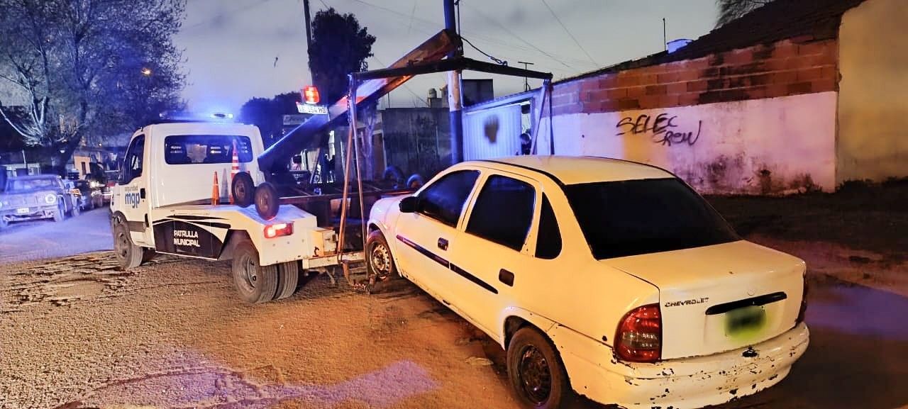 El vehículo secuestrado tenía el número de motos y de chasis suprimido y carecía de dominio.