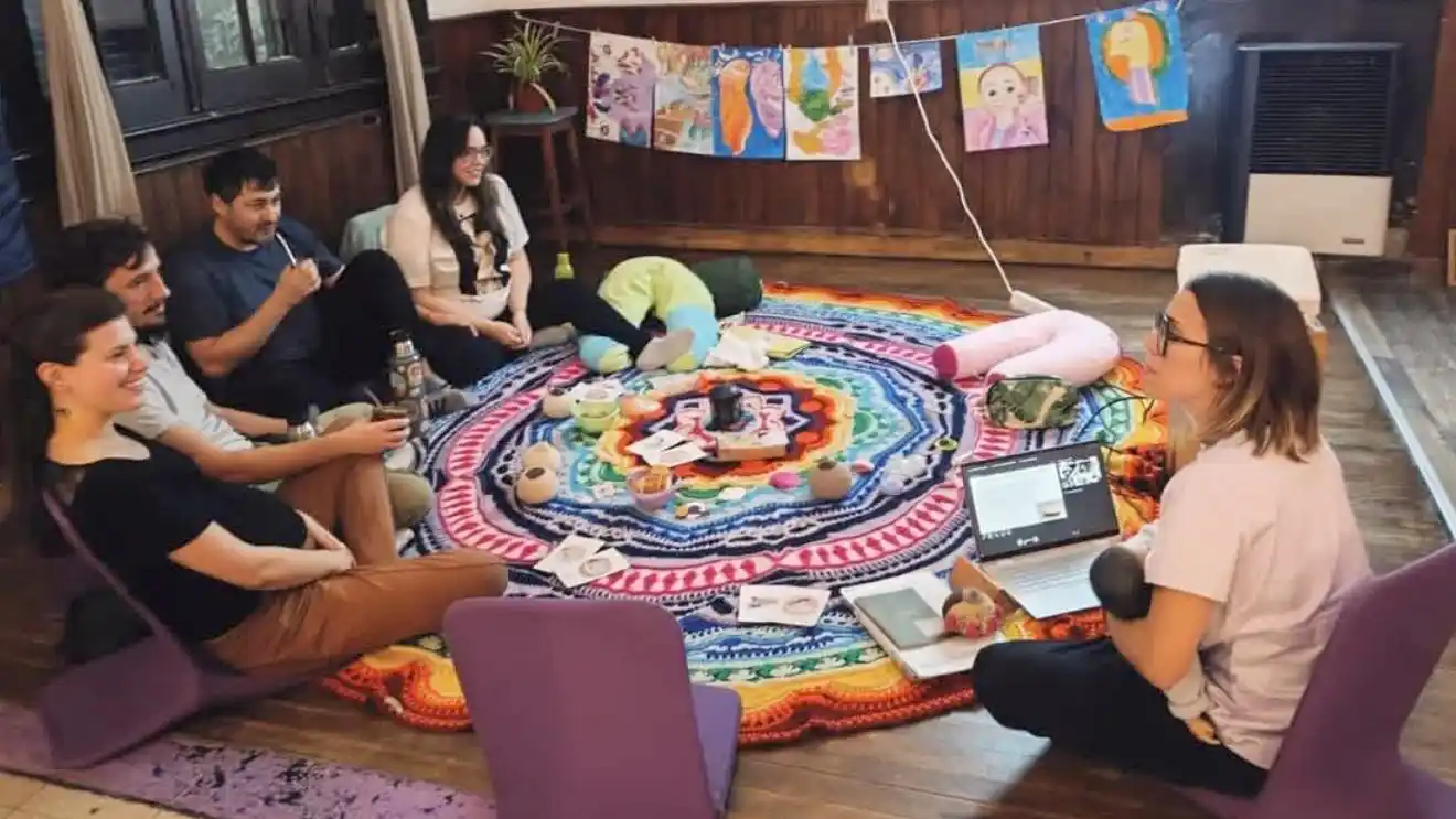 Pasaje. De uno de los talleres que brinda la profesional