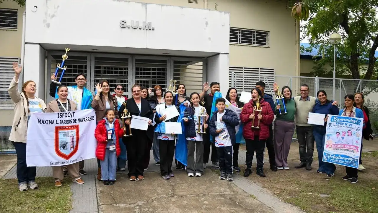 La delegación formoseña brilló en la Feria Nacional de Ciencias con múltiples reconocimientos