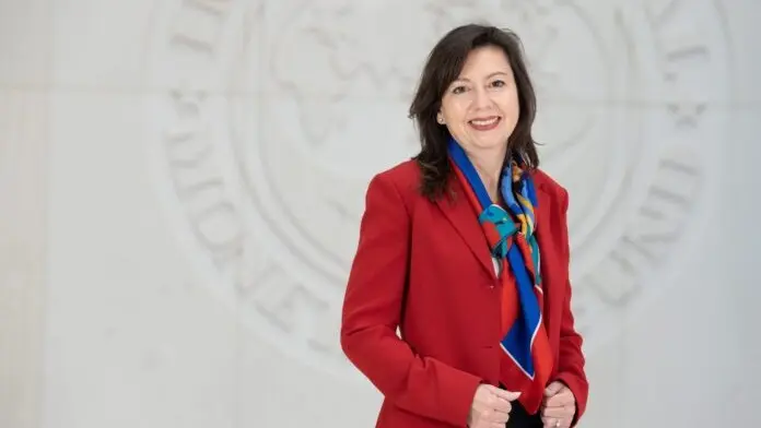 Julie Kozak, portavoz del FMI.
