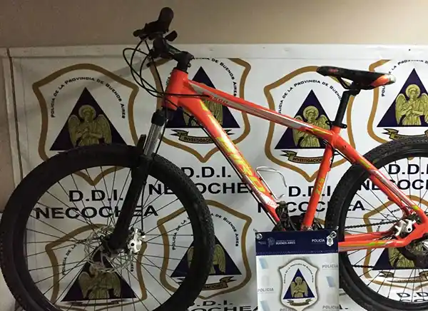 Ofrecían por Internet una  bicicleta robada hace meses