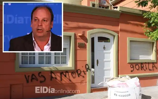 Tras las pintadas en su casa, Melchiori pidió custodia policial 