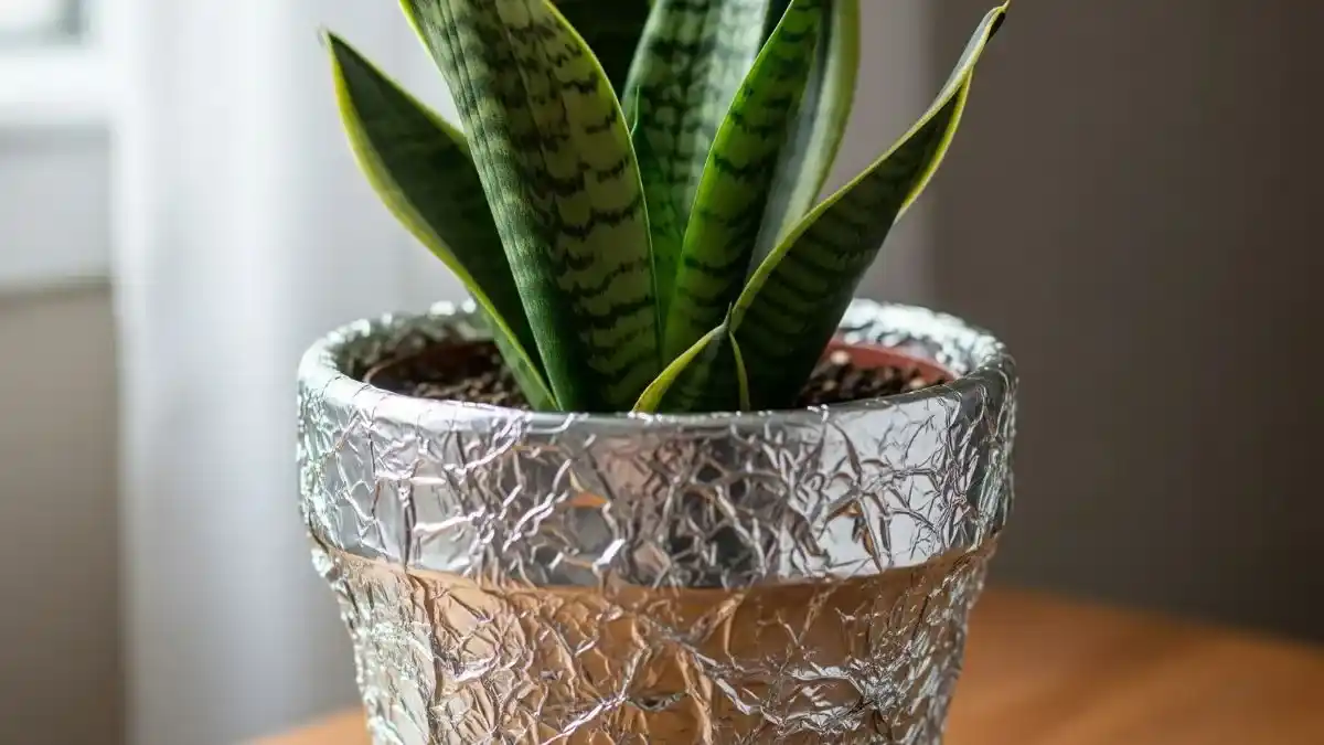 Lengua de suegra en el dormitorio: por qué recomiendan envolver una hoja con papel aluminio