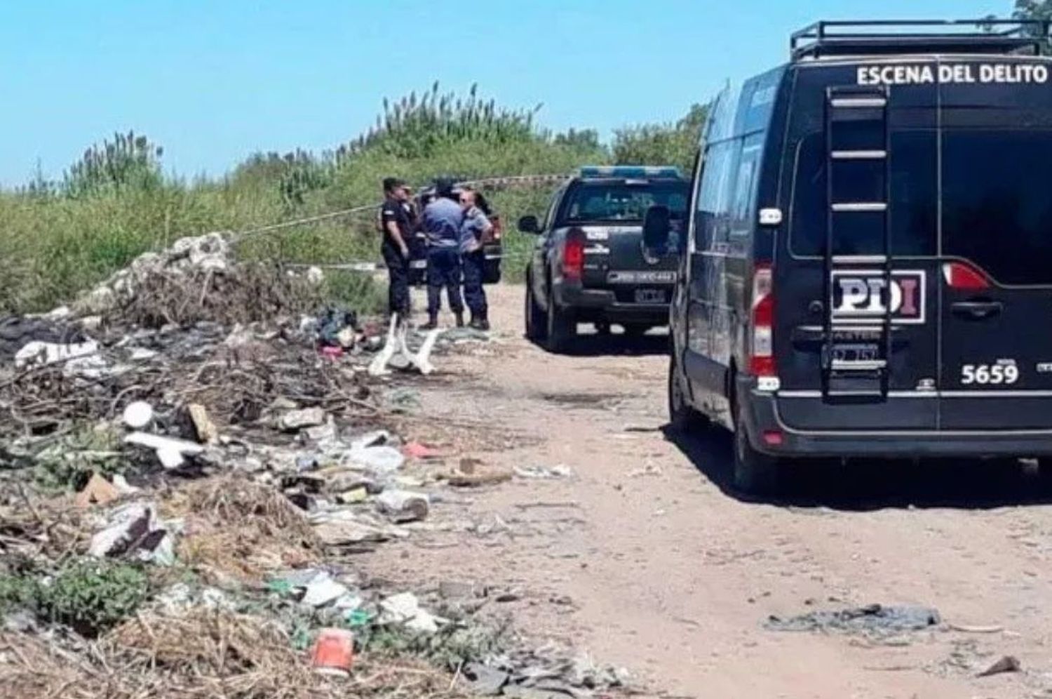 Hallan un cadáver en el relleno sanitario de la ciudad de Rosario