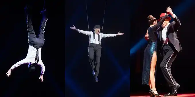 Cormillot deslumbró con su show circense