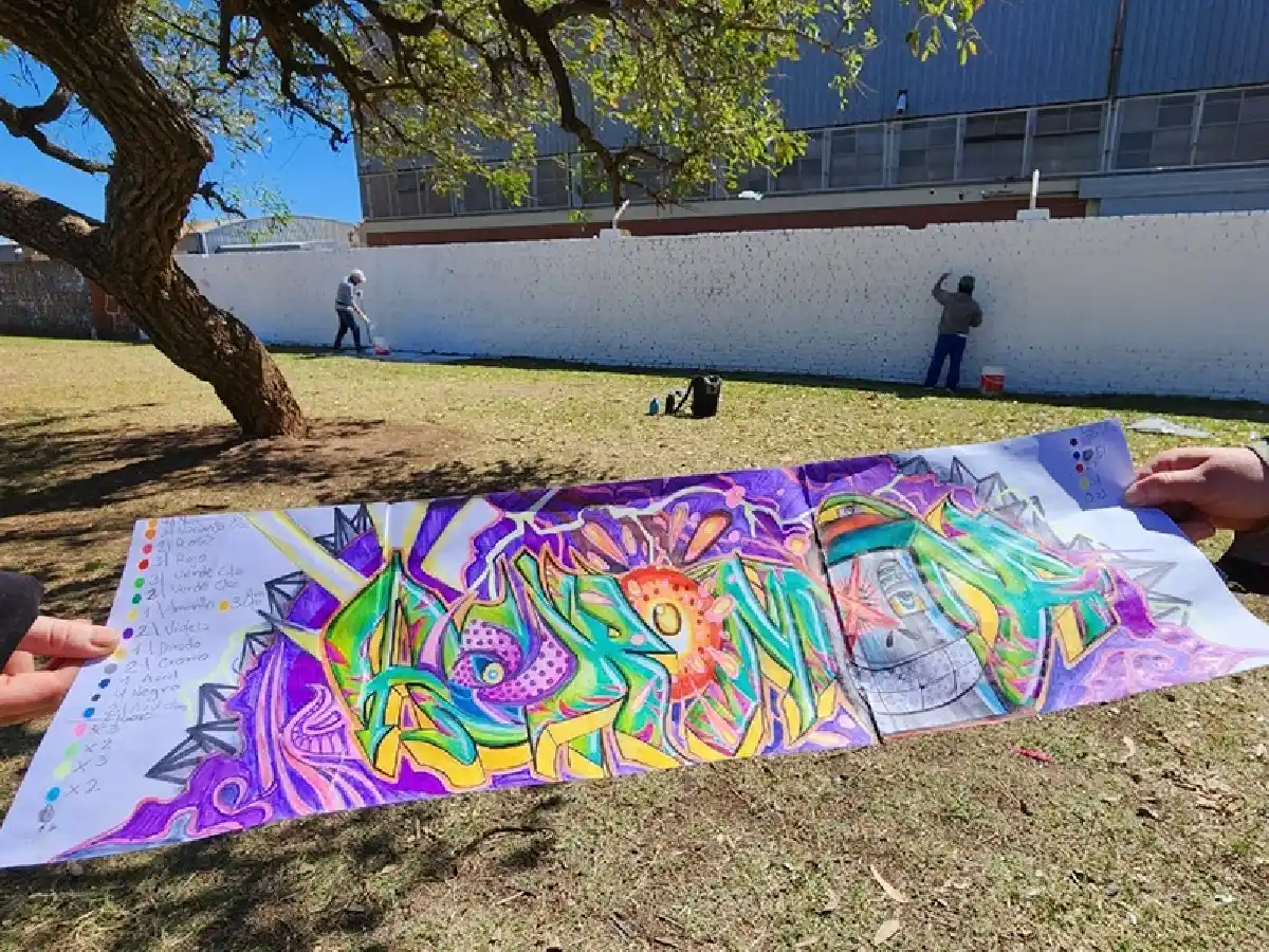Los Murales de Cervantes: el  paseo sumará color en sus paredes