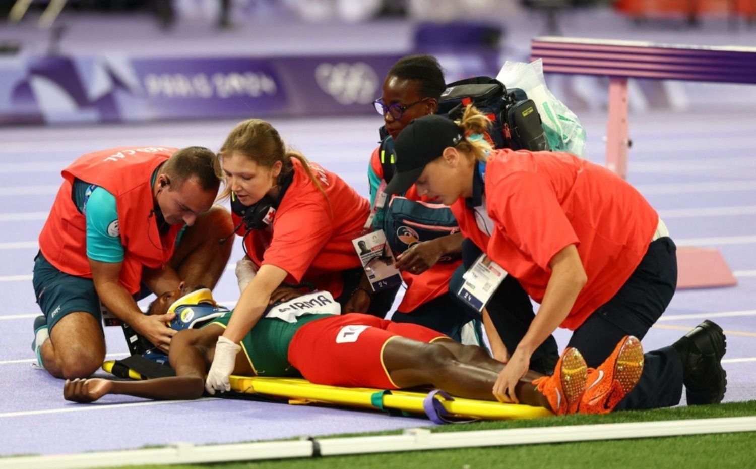 El dramático accidente de Lamecha Girma en París 2024
