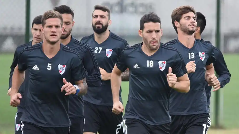 River se entrenó en Ezeiza de cara a la final