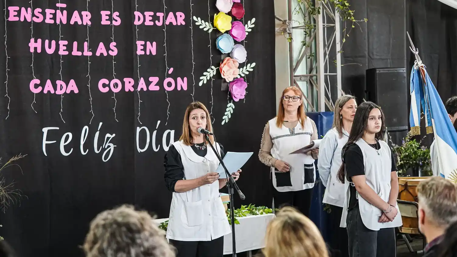 El acto oficial por el Día del Maestro se realizó en la Escuela Primaria Nº 7 “J.B. Alberdi”