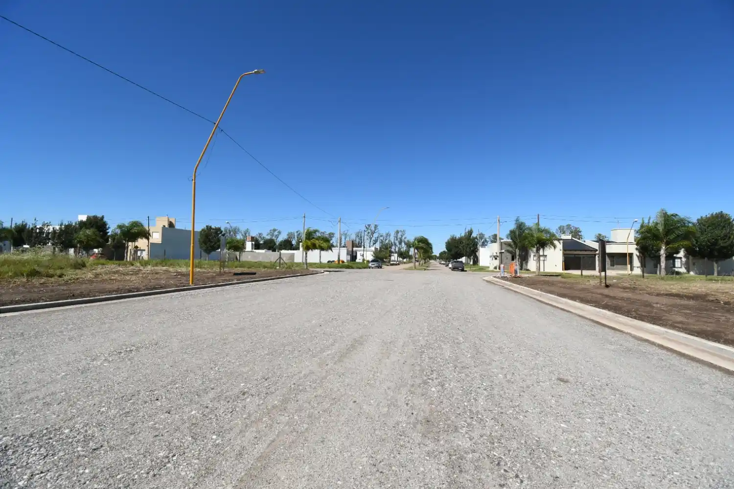 Pavimento: habilitan tramo de Bv. Buenos Aires y anuncian próxima apertura de calle España