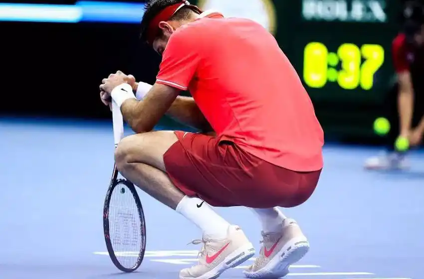 Es oficial: Del Potro será baja en el Masters de Londres